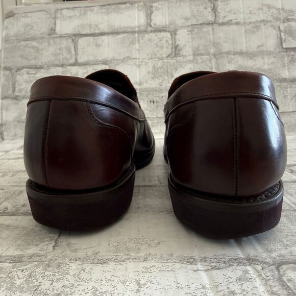 Allen Edmonds Dark Chili Leather Slip On Loafers Dress Shoes Sz 12 (No Insoles) main image 8